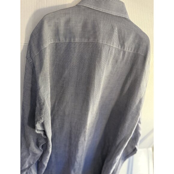 Armani Collezione Mens Dress Shirt 42/16.5 (Large) Blue Business - Picture 2 of 11